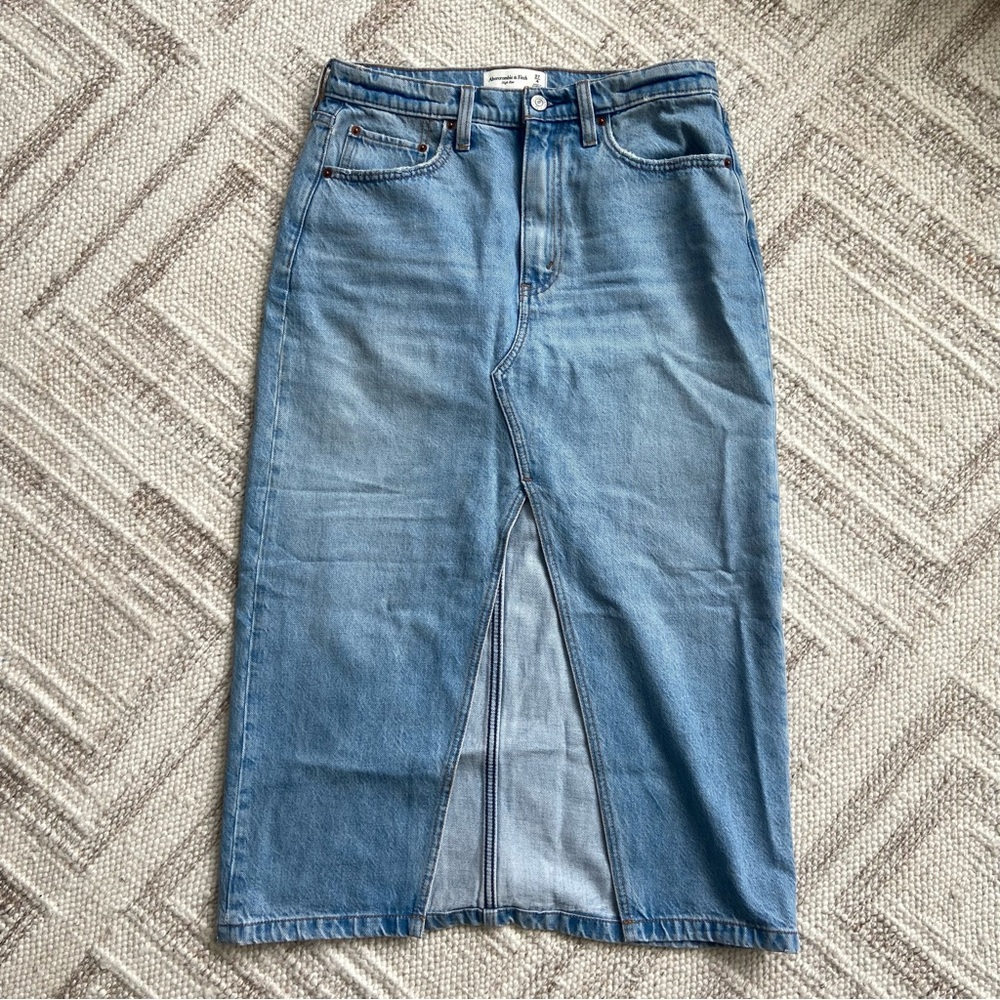Abercrombie Denim MIDI Skirt